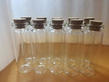 Clear Vials Glass-Bottles Cork Gifts Empty Wedding Small Home-Decoration for Holiday