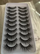 Pestañas postizas de visón 3D, extensiones de pestañas postizas de visón Natural, volumen espectacular, herramientas de maquillaje al por mayor, 10/20 pares