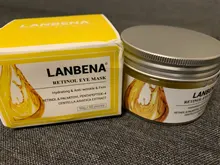 LANBENA-Parches para los ojos, Retinol, ácido hialurónico VC osmanto dorado, suero hidratante, antienvejecimiento/hinchazón, ojos oscuros, piel, Ca