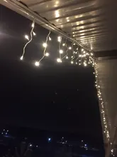 Curtain-Lights Led Icicle Christmas-Street-Garland Home-Decortion Garden Outdoor Party