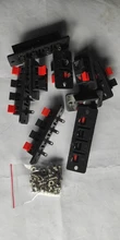 2 uds 6 uds 10 Uds 2 3 4 conector de posiciones Terminal Push en Jack carga de 4 polos de altavoz de Audio enchufe de terminales hembra Clip