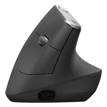 

Ergonomic mouse logitech mx upright-upright design-textured surface-compatibility easy-switch flow- sensor