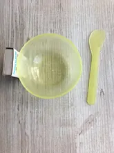 Cuenco de mascarilla para maquillaje, 3 uds., Kit de cucharita herramienta, color aleatorio casero
