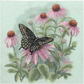 

Set for embroidery stitch dimensions Butterfly & daisies (butterfly and Daisy) 35249