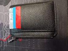 Wallet Pocket-Holder Business-Card-Case Credit Slim Women Zipper Unisex PU 1pcs