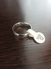 Anillos de acero inoxidable para hombre y mujer, anillo de titanio