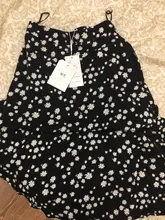 Spring Skirts Bottom A-Line Floral-Printed MISHOW Elegant Fashion Women Female Mid-Calf