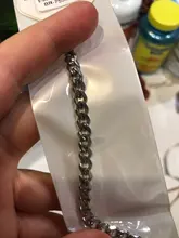 Sifisrri-Cadena de eslabones cubanos para hombre y mujer, brazalete de acero inoxidable de 3/5/7mm, color negro y dorado, joyería Unisex