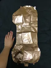 Globos numéricos de 32 y 40 pulgadas, figuras grandes de oro rosa, plata y negro, globos de aluminio para decoración de fiestas de cumpleaños y bodas