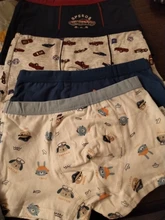 Chico nivel estándar de los niños de algodón lindo estampado verde cómodo boxeador todas las estaciones bien 110-160cm 4 unids/pack 2 unids/pack