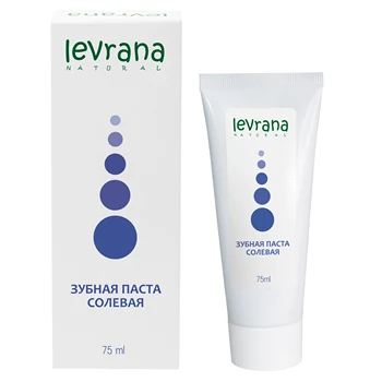 

Cosmetics, genuine cosmetics, Levrana, Леврана, toothpaste, NTP04, toothpaste "Солевая", 75 ml