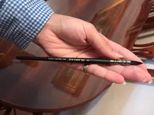 1 pincel de acuarela de artista estilo francés pinceles de pintura puntiagudos para pintura a mano pincel de pintura de Color agua suministros de arte