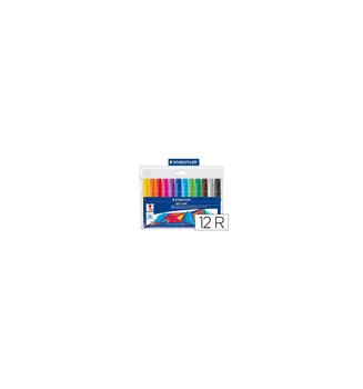 

Marker STAEDTLER COLOR JUMBO stroke 3 MM-12 assorted colors case