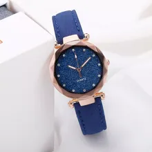 Reloj de pulsera con diamantes de imitación para Mujer, nuevo accesorio de lujo con cielo estrellado
