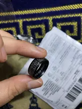 Sifisrri 8mm árabe islámica anillos con escrituras Acero inoxidable religioso oración musulmana banda Anillo para hombres regalo de joyas de fiesta Anillo