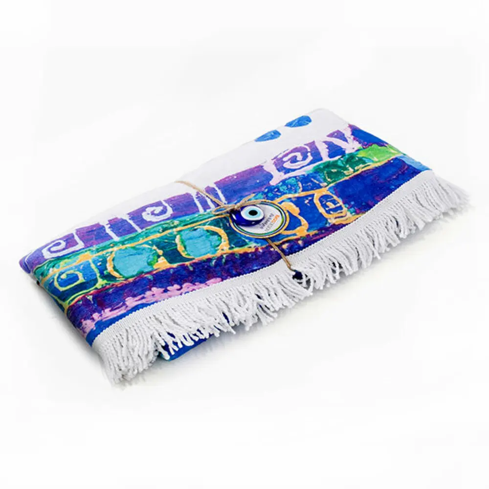 

BiggDesign "Evil Eye" Patterned Round Beach Towel
