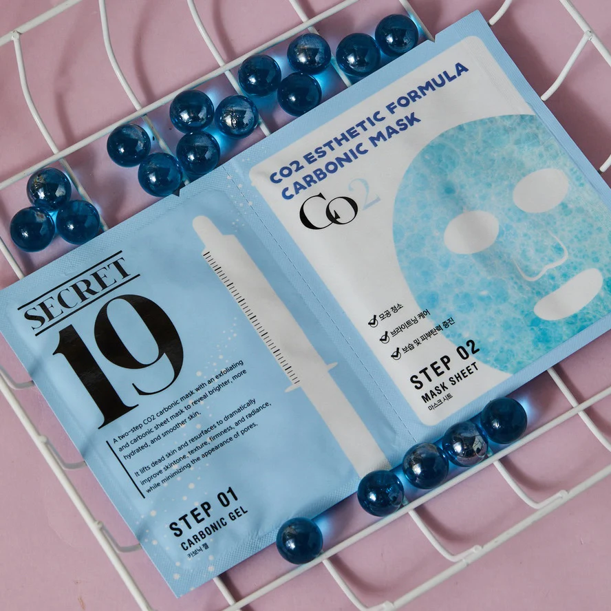 Карбокситерапия маска SECRET19 CO2 Esthetic Formula Carbonic Mask 1 шт | Красота и здоровье