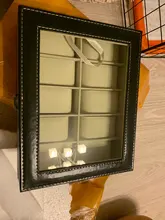 Caja de almacenamiento de reloj de cuero PU para hombre, organizador mecánico con 2/6/10/12 ranuras, expositor de relojes, Cajas de Regalo de joyería