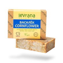 Косметика, натуральная косметика, Levrana, Леврана, Натуральное мыло, NHMS26, Натуральное мыло ручной работы Василёк, 100 гр