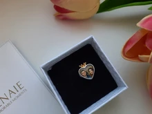 ATHENAIE-amuletos de foto personalizada para pulsera, Plata de Ley 925, imágenes personalizadas de familia, mascotas, amante del corazón, amuletos de corona