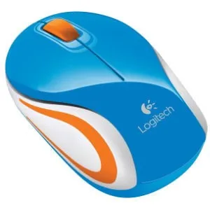

Logitech M187-Mouse-optical-Wireless-2.4 GHz-Wireless USB receiver-Blue