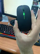 Ratón inalámbrico USB RGB de 2,4 Ghz para ordenador portátil, Mouse ergonómico con Bluetooth 5,2, silencioso, retroiluminado con LED para videojuegos