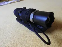 Molle-funda táctica para exteriores, bolsa de cintura para caza, senderismo, rotación de 360 grados, riñonera multifuncional con linterna