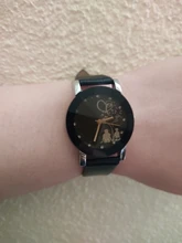 Reloj de cuarzo clásico minimalista para parejas de estudiantes, elegante correa de vidrio