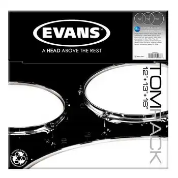 

ETP-HYDGL-S hydraulic glass standard set of plastic for tom drum, 12 "/13"/16 ", Evans