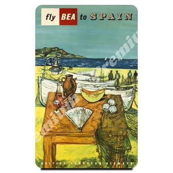 

Spain souvenir magnet vintage tourist poster