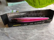 Ravenclraft-señuelo de Pesca wobblers 113SF 12,2g, pececillo flotante lento, Jerkbait, labio poligonal, gancho triple para trucha de lubina