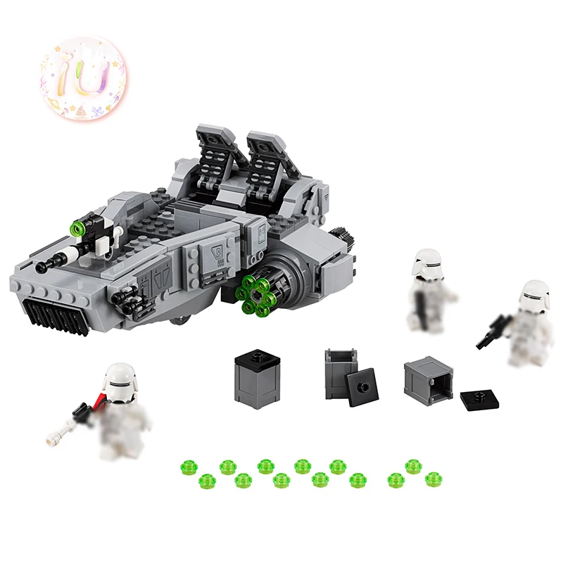

BELA 10576 Star Series First Order Snowspeeder Building Blocks Kit Birthday Gift Toys For Children War 463Pcs Compatible 75100