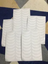 100 unids/set extensión de pestañas parches pestañas de extensión de pestañas ojos almohadillas pegatinas para puntas pestañas naturales maquillaje