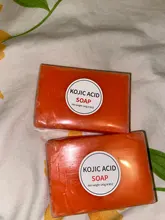 Jabón blanqueador de Ácido Kójico, jabonera que aclara la piel de la cara, con cubierta negra oscura