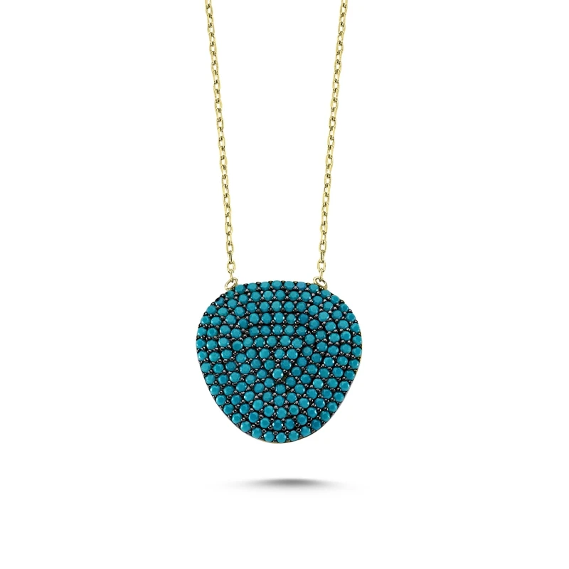 

Nano Zirconia stone Triangle Pendant