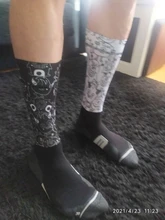 Calcetines antideslizantes para ciclismo profesional, medias suaves y transpirables para ciclistas, adecuados para ciclismo de montaña y de carreras para hombre y mujer