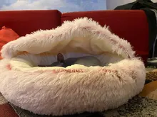 Cat-Bed Cats Nest Puppy-Sleeping-Bag Dogs Plush Soft Round Small Warm Winter New Long