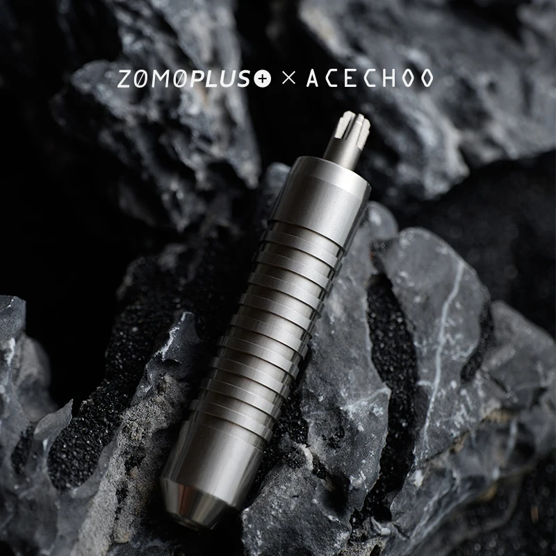 Zomoplus x Acecho em Ajustador de Tampão Artesanal de Metal Aço Inoxidável