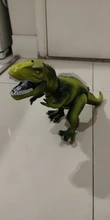 Dinosaurio de Control remoto LED para niños, juguete infantil con Control remoto, Tiranosaurio Rex, ojos brillantes, sonido para caminar