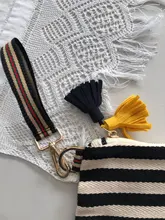 Cosmetic Pouch Organizer Toiletry-Bag Makeup-Case Tassel Canvas Travel Necesserie Korean