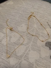 Vankim-tobilleras para mujeres, joyería de pies para sandalias de ganchillo, corazón Simple, Pies Descalzos, pulsera para tobillo de dos capas, 2019