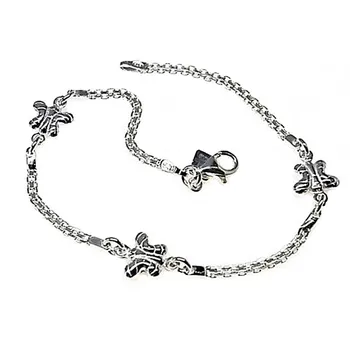 

Law silver bracelet 925m string bismarck reason butterfly [AB4395]