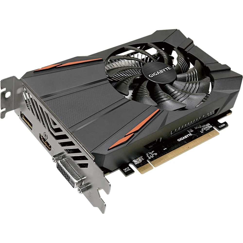 Видеокарта Gigabyte nVidia GeForce GTX 1050 Ti 1430MHz 4096MB 7008MHz 128 bit RTL [GV-N105TD5-4GD]