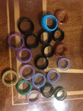 Lote de 20 unidades de anillos de piedra Natural Vintage para mujer, 5-6MM, abalorio de piedra con joyas anillos, Unisex, venta al por mayor