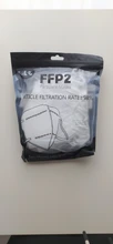 Mascarilla facial FFP2 KN95 de 6 capas, máscara con filtro CE fpp2, antipolvo, con ventilación