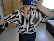 Casual Blouse Tops Chiffon-Shirts Two-Piece-Set V-Neck Half-Sleeve Leopard Sexy Striped