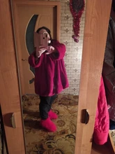 Coat Women Fluffy Jacket Faux-Fur Nerazzurri Furry Pink Black Plus-Size 6xl Hood Pleated