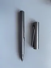Pluma táctica TC4 de titanio de alta calidad, pluma fuente de tinta 2 en 1, autodefensa, Pluma de negocios EDC, herramienta de regalo