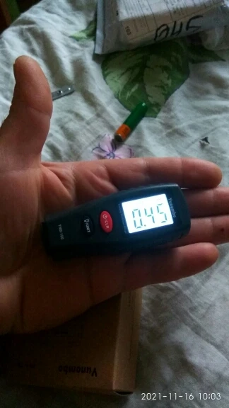 Отзыв о товаре Тестер толщины покраски Yunombo YNB-100, Цифровой измеритель толщины покраски автомобиля с руководством на русском и английском языке от пользователя A***i