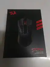 Redragon-ratón de juegos Storm M808 para ordenador portátil, periférico con cable USB, RGB, 12400 DPI, programable, retroiluminación, ergonómico